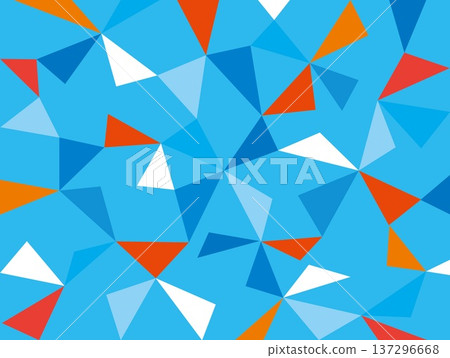 幾何圖案,三角形,藍色,橘色 幾何圖案,三角形,藍色,橘色 137296668