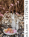 Decorative Bunnies and Easter Eggs Spring Holiday Ornaments 137296748