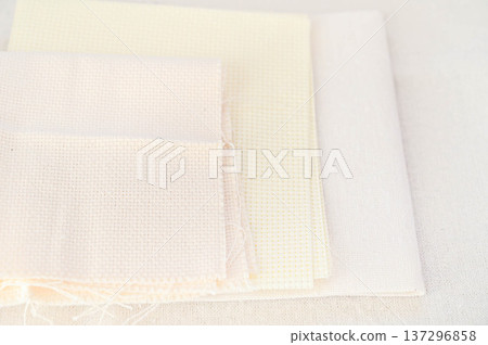 Various embroidery fabrics Various embroidery fabrics 137296858