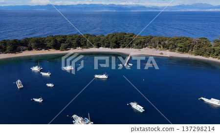 Mihama Cape and fishing boats in Toda Bay - Numazu City, Shizuoka Prefecture, Japan Mihama Cape and fishing boats in Toda Bay - Numazu City, Shizuoka Prefecture, Japan 137298214
