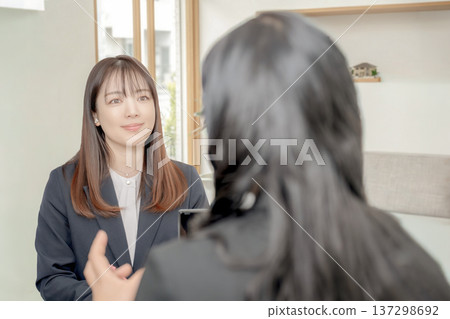 Sales business scene Sales business scene 137298692