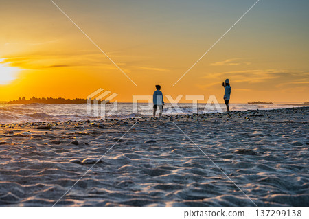 靜岡縣濱松市中田島沙丘的景色 137299138