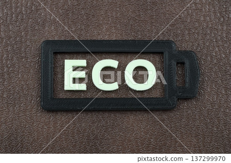 3D printed ECO battery sign 137299970