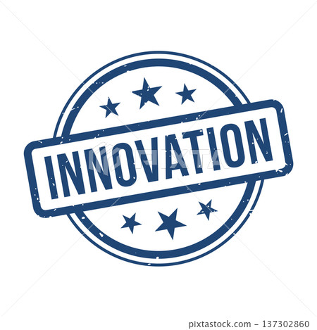 Innovation Stamp, Innovation Grunge Round Sign Innovation Stamp, Innovation Grunge Round Sign 137302860