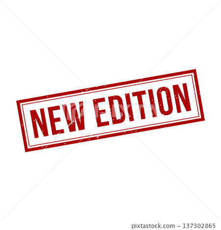 New Edition Stamp, New Edition Grunge Square Sign New Edition Stamp, New Edition Grunge Square Sign 137302865