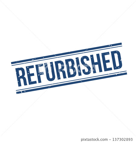 Refurbished Stamp, Refurbished Grunge Square Sign Refurbished Stamp, Refurbished Grunge Square Sign 137302893