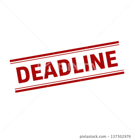 Deadline Stamp, Deadline Square Sign Deadline Stamp, Deadline Square Sign 137302976