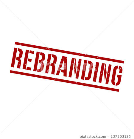 Rebranding Stamp, Rebranding Grunge Square Sign 137303125