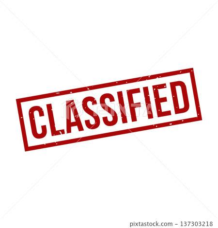 Classified Stamp, Classified Grunge Square Sign Classified Stamp, Classified Grunge Square Sign 137303218
