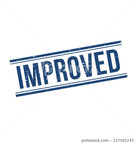 Improved Stamp, Improved Grunge Square Sign Improved Stamp, Improved Grunge Square Sign 137303245