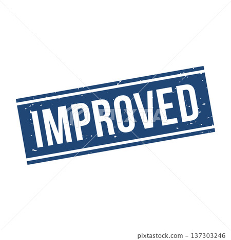 Improved Stamp, Improved Grunge Square Sign Improved Stamp, Improved Grunge Square Sign 137303246