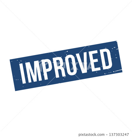Improved Stamp, Improved Grunge Square Sign 137303247