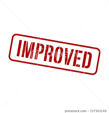 Improved Stamp, Improved Grunge Square Sign Improved Stamp, Improved Grunge Square Sign 137303249