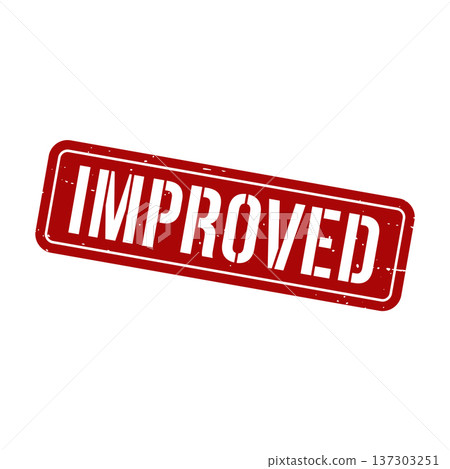 Improved Stamp, Improved Grunge Square Sign 137303251