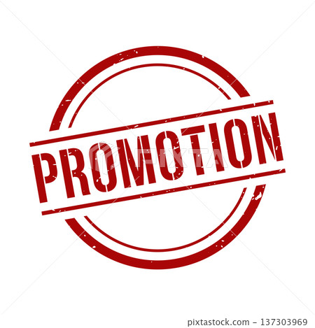 Promotion Stamp, Promotion Grunge Round Sign 137303969