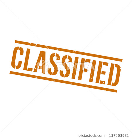 Classified Stamp, Classified Grunge Square Sign Classified Stamp, Classified Grunge Square Sign 137303981