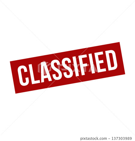 Classified Stamp, Classified Grunge Square Sign Classified Stamp, Classified Grunge Square Sign 137303989
