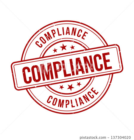 Compliance Stamp, Compliance Grunge Round Sign Compliance Stamp, Compliance Grunge Round Sign 137304020