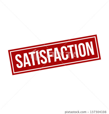 Satisfaction Stamp, Satisfaction Grunge Square Sign Satisfaction Stamp, Satisfaction Grunge Square Sign 137304108