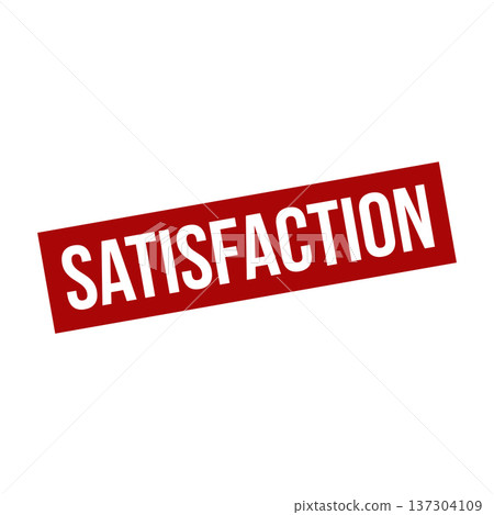 Satisfaction Stamp, Satisfaction Grunge Square Sign Satisfaction Stamp, Satisfaction Grunge Square Sign 137304109