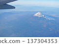 Fuji seen from an airplane 137304353