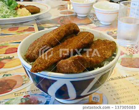 北陸、福井縣、敦賀市、醬料炸豬排丼 北陸新幹線、敦賀 北陸、福井縣、敦賀市、醬料炸豬排丼 北陸新幹線、敦賀 137305083