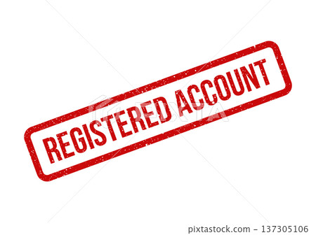 Diagonal red grunge stamp signifying an officially created or authenticated user account profile Diagonal red grunge stamp signifying an officially created or authenticated user account profile 137305106