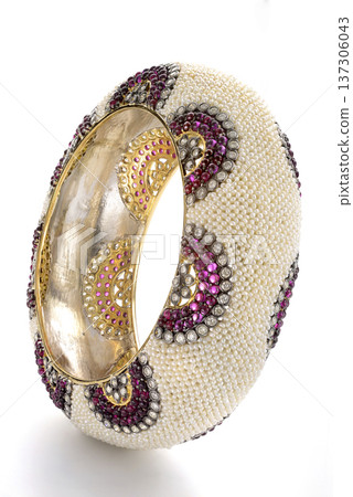 Indian Gold jewelry photo shoot 137306043