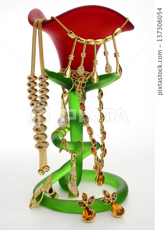 Indian Gold jewelry photo shoot Indian Gold jewelry photo shoot 137306054
