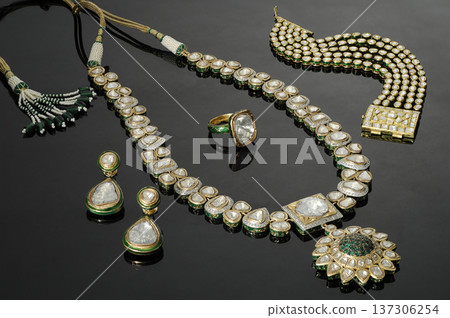 Indian Gold jewelry photo shoot Indian Gold jewelry photo shoot 137306254