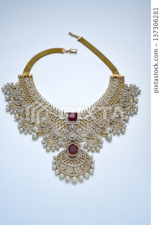 Indian Gold jewelry photo shoot Indian Gold jewelry photo shoot 137306281