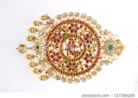 Indian Gold jewelry photo shoot Indian Gold jewelry photo shoot 137306288