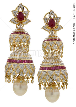 Indian Gold jewelry photo shoot Indian Gold jewelry photo shoot 137306308