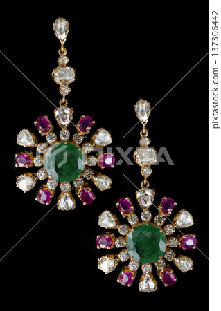 Indian Gold jewelry photo shoot Indian Gold jewelry photo shoot 137306442