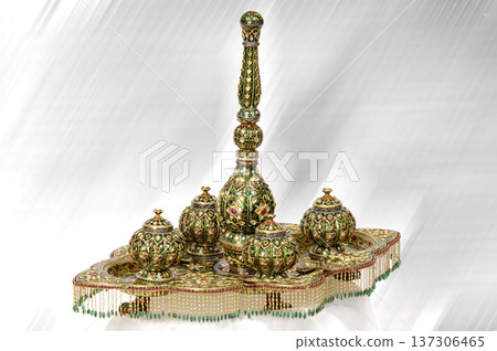 Indian Gold jewelry photo shoot 137306465