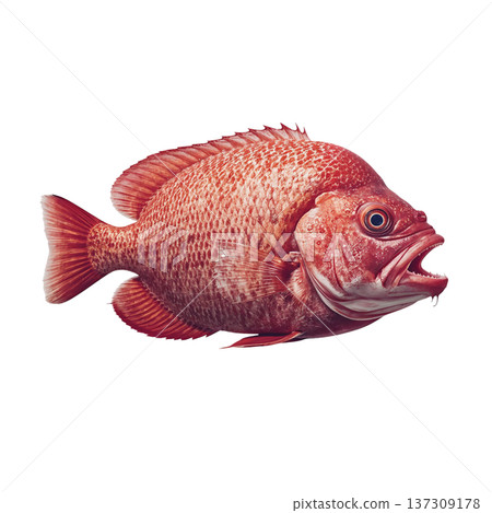 Fish Swimming in Clear Water at a Tropical Location During Bright Daylight Hours 137309178