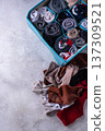 Decluttering concept. Organizing sock storage 137309521