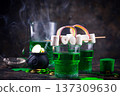 Green cocktail for St. Patrick day 137309630