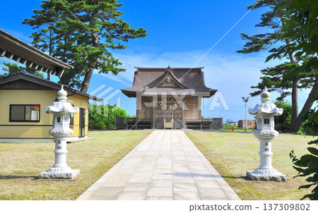 Kasano Yaegaki Shrine, Yamamoto Town, Watari District, Miyagi Prefecture Kasano Yaegaki Shrine, Yamamoto Town, Watari District, Miyagi Prefecture 137309802