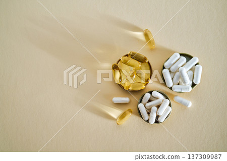 Vitamins and supplements for health and wellness 137309987