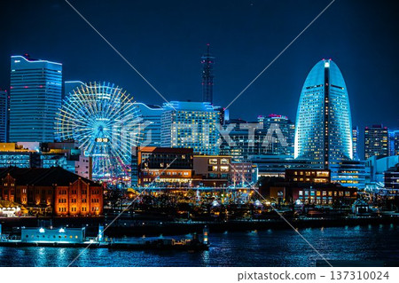 Night view of Minato Mirai Night view of Minato Mirai 137310024