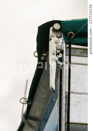 Metal handle lock from semi trailer Metal handle lock from semi trailer 137310156
