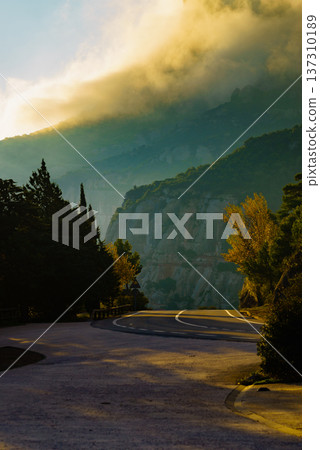 Mountain of Montserrat, Catalonia Spain. Mountain of Montserrat, Catalonia Spain. 137310189