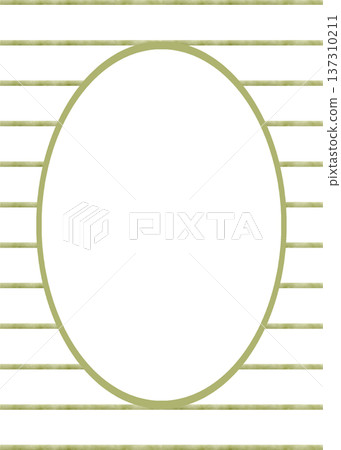 Frame green striped print. Template in childish style. The lines hand-drawn watercolor, illustration is isolated from background for designing cards, posters, greetings, holidays, birthdays, Easter Frame green striped print. Template in childish style. The lines hand-drawn watercolor, illustration is isolated from background for designing cards, posters, greetings, holidays, birthdays, Easter 137310211
