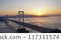 Beautiful sunrise and Onaruto Bridge 137311574