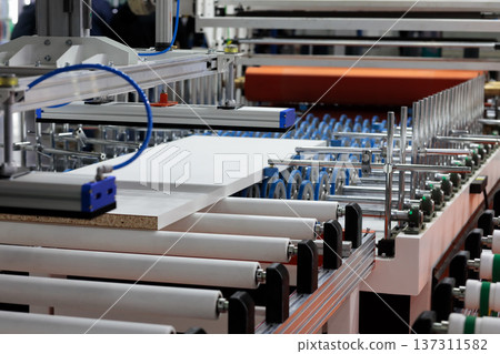 hot melt profile and panel wrapping machine 137311582