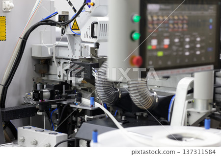 part of modern automatic edge bander machine 137311584