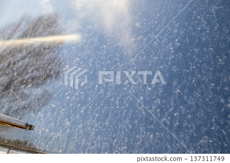 Car yellow sand stains Car yellow sand stains 137311749