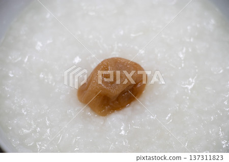 Pickled plum porridge Pickled plum porridge 137311823