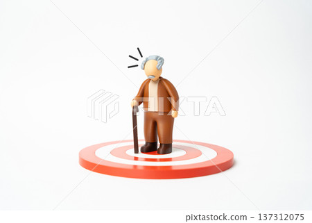 An elderly man realizes he is a target for scammers. Financial illiteracy and vulnerability to fraud highlighting senior protection awareness and crime prevention education. 137312075